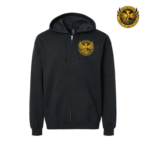 BLANCHE E. WILLIAMS - FULL-ZIP HOODIE (BLACK)