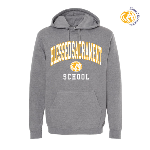 BLESSED SACRAMENT - HOODIE (VARSITY) (SPORT GREY)