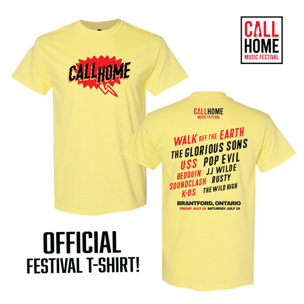 CALL HOME 2025 OFFICIAL SUMMER T-SHIRT