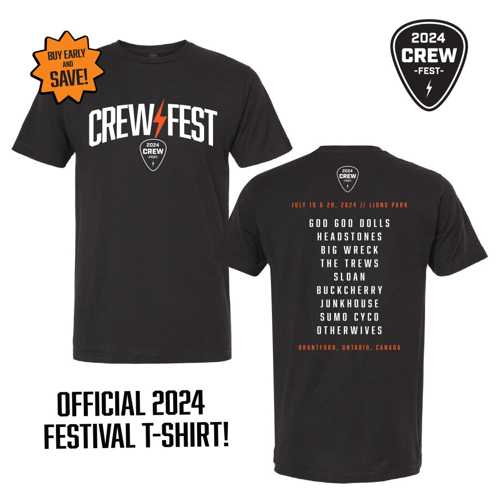 CREWFEST 2024 OFFICIAL FESTIVAL T-SHIRT – Brantford Apparel