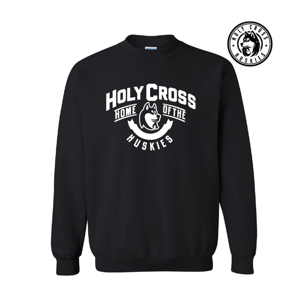 HOLY CROSS - BLACK CREWNECK SWEATSHIRT