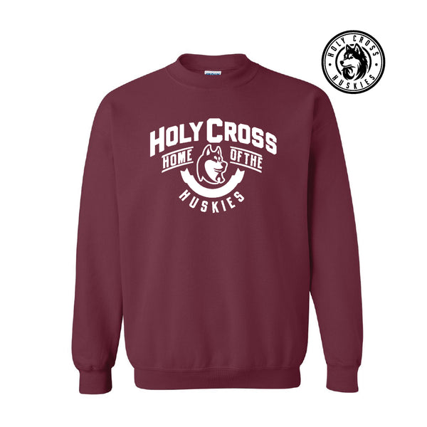 HOLY CROSS - MAROON CREWNECK SWEATSHIRT