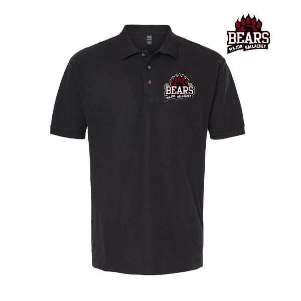 MAJOR BALLACHEY - PREMIUM GOLF POLO (BLACK)