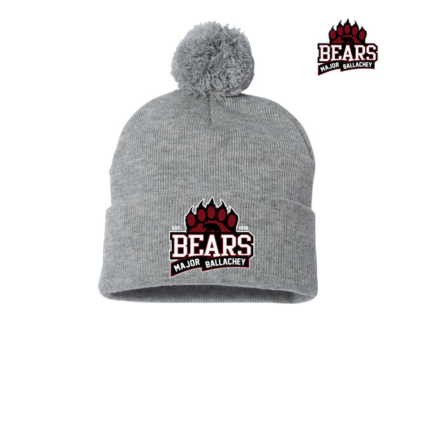 MAJOR BALLACHEY - TOQUE w/POM POM (SPORT GREY)