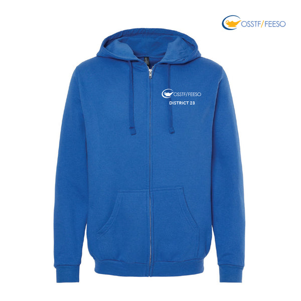 OSSTF DISTRICT 23 - FULL ZIP (BLUE)