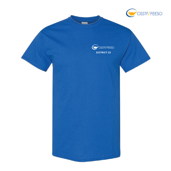 OSSTF DISTRICT 23 - T-SHIRT (BLUE)