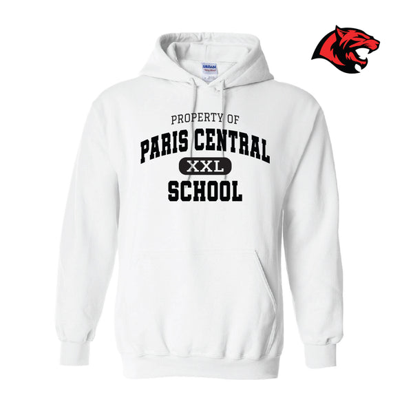 PARIS CENTRAL - PROPERTY OF HOODIE (WHITE)