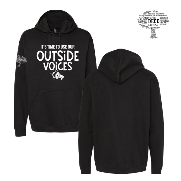 DECE - OUTSIDE VOICES HOODIE BLACK