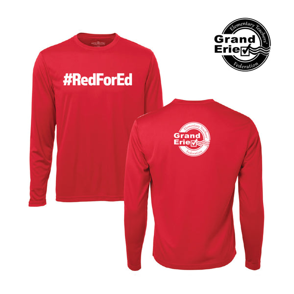 GEETF - LONG SLEEVE DRI-FIT (RED)