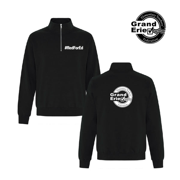 GEETF - QUARTER-ZIP (BLACK)