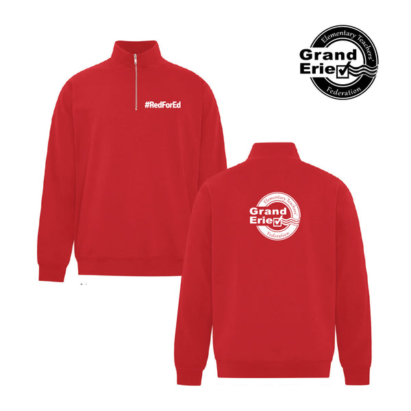 GEETF - QUARTER-ZIP (RED)