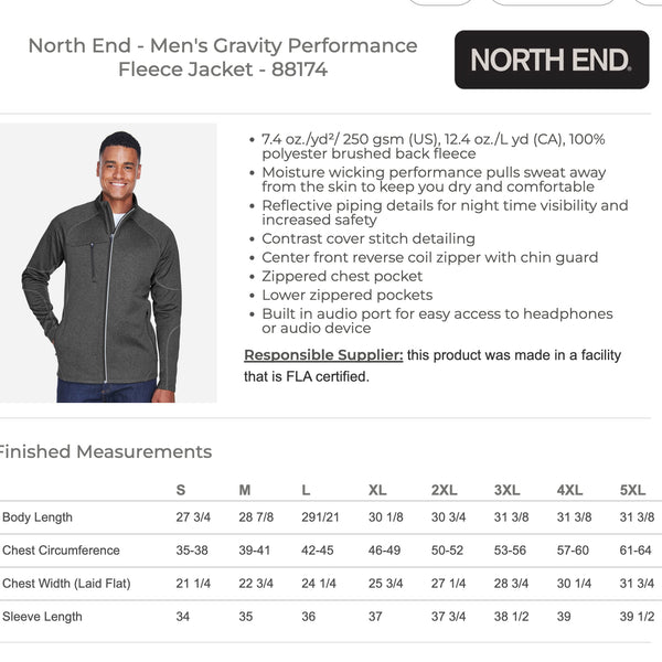 SIX NATIONS GROUP - MENS FLEECE JACKET (SWEATER)