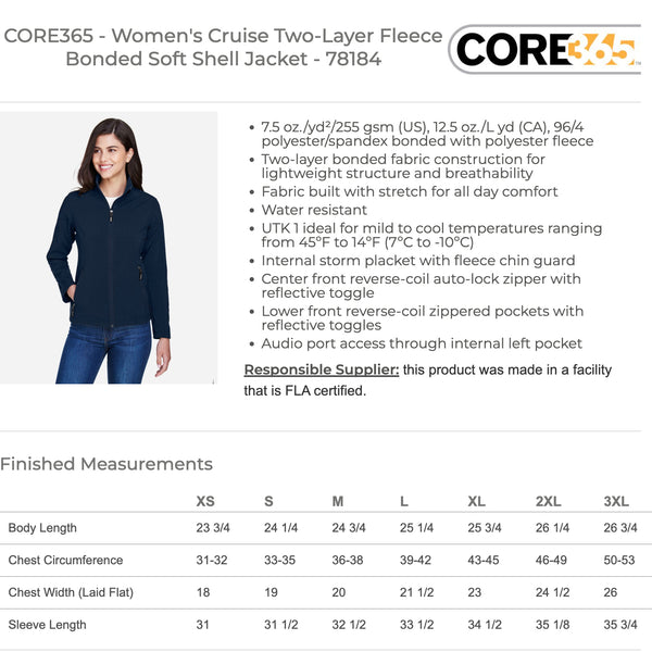 SIX NATIONS GROUP - LADIES SOFT SHELL JACKET