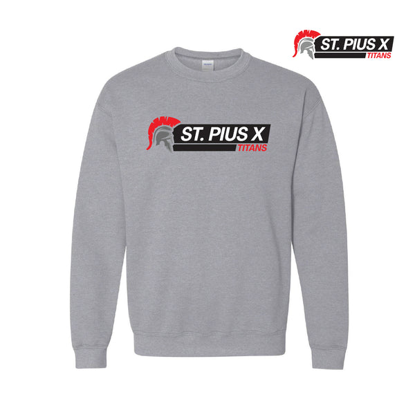 ST PIUS X - CREWNECK SWEATSHIRT (GREY)