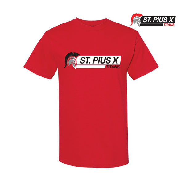 ST PIUS X - T-SHIRT (RED)